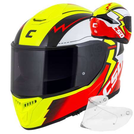 Cassida GT 2.1 Flash – motocyklistická prilba ECE 22.06 s pinlockom a slnečnou clonou