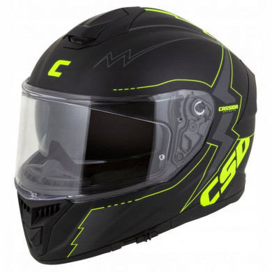 Cassida GT 2.1 Flash Fluoreszierender Helm – Integralhelm ECE 22.06 2 Visiere