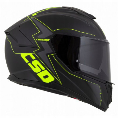 Cassida GT 2.1 Flash fluo – integrovana prilba ECE 22.06 s 2 sklenenými tabuľami