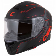 Cassida GT 2.1 Flash ECE 22.06 Helm - roter Spiegel, Pinlock bereit