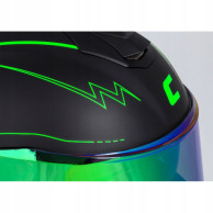 Cassida GT 2.1 Flash zielony fluo – kask ECE 22.06 2 szyby