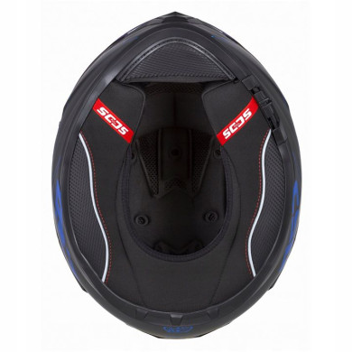Cassida GT 2.1 czarny mat granatowy – kask integralny 2 szyby