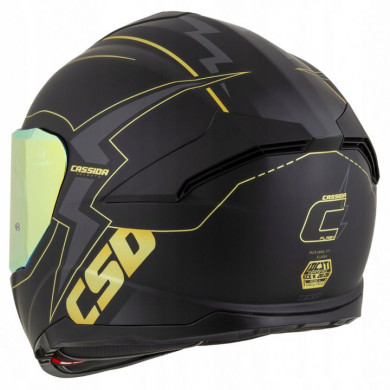 Kask motocyklowy Cassida GT 2.1 Flash – integralny ECE 22.06, 2 szyby