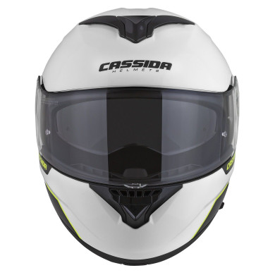 CASSIDA Klapphelm Compress 2.0 Refraction (WEISS/SCHWARZ/GELB FLUO)