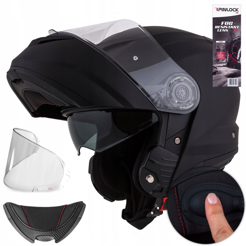 CASSIDA Klapphelm Compress 2.0 Refraction (SCHWARZ MATT)