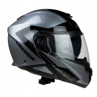 Cassida Klapphelm Velocity ST 2.1 (SILVER TITAN/Black)