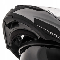 Cassida Klapphelm Velocity ST 2.1 (SILVER TITAN/Black)