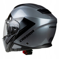 Cassida Klapphelm Velocity ST 2.1 (SILVER TITAN/černá)
