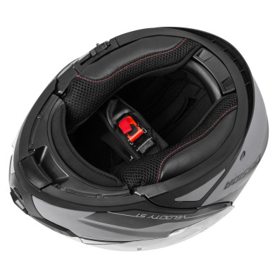 Cassida Klapphelm Velocity ST 2.1 (SILVER TITANIUM/SCHWARZ)
