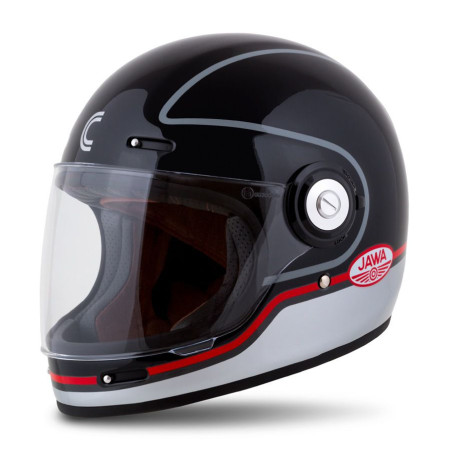 Cassida Fibre JAWA Sport (BLACK/SILVER/RED)