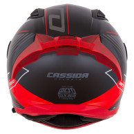 Cassida Aero Drome (čierna perleťová/červená/biela/sivá)