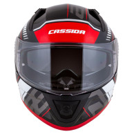 Cassida Aero Drome (čierna perleťová/červená/biela/sivá)