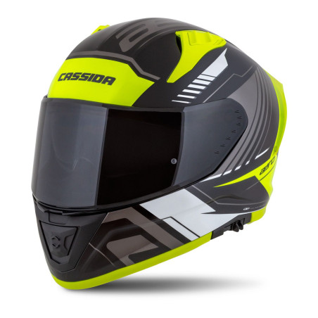 Kask motocyklowy integralny Cassida Aero blenda 2 szyby Pinlock pod interkom ECE 22.06