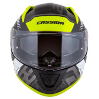 Cassida Aero Drome (čierna/fluo žltá/biela/sivá)