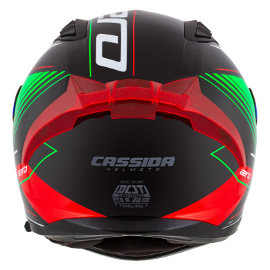 Cassida Aero DROM (čierna perleť/červená/zelená/biela)