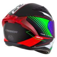 Cassida Aero DROM (schwarz perlmutt/rot/grün/weiß)