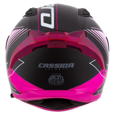 Kask Motocyklowy Cassida Aero Drome (czarna perła/róż/biały)