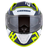 Cassida Aero Drome (blau/fluoreszierend gelb/hellblau/weiß)