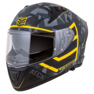 Cassida Aero ATCK (kamuflážne šedá/čierna/fluo žltá)