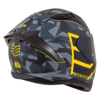 Cassida Aero ATCK (Grau-Camouflage/Schwarz/Fluo-Gelb)