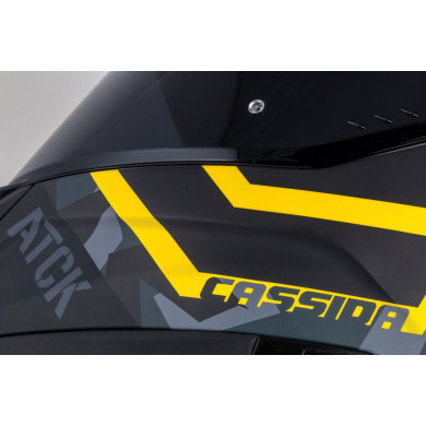 Cassida Aero ATCK (Grau-Camouflage/Schwarz/Fluo-Gelb)