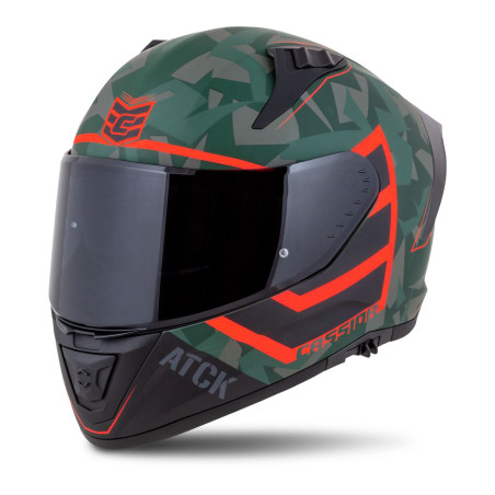Cassida Aero ATCK (grün camo/schwarz/grau/orange)