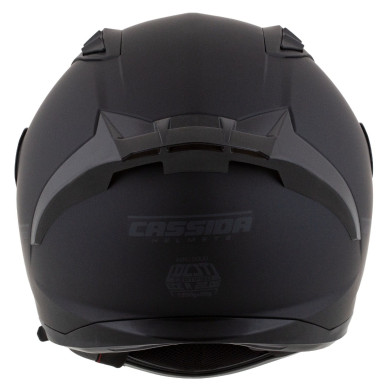 Cassida Aero Solid czarny mat – kask integralny ECE 22.06 + 2 szyby