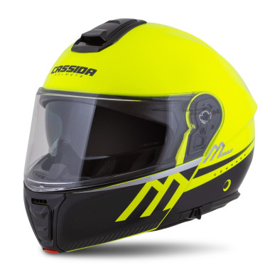 Cassida Modulo 2.1 Compass Fluor - Kinnriemenhelm ECE 22.06
