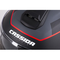 Cassida Modulo 2.1 Profil čierny mat šedý červený - bradový štít