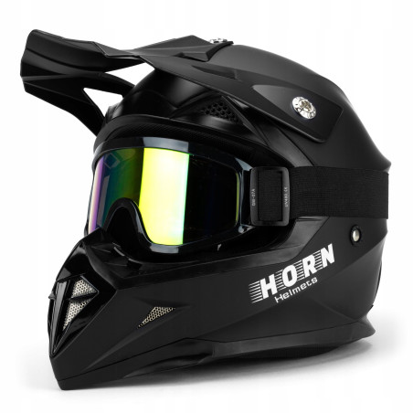 HORN JUNIOR H211 Mat (biały/czarny)