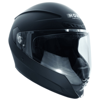 Motorradhelm HORN 838 mit schwarzem Visier ECE 22.06 Blende Intercom Pinlock