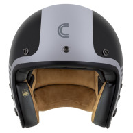 Kask Motocyklowy Cassida ESO JAWA Panel (czarno/srebrny w połysku)