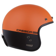 Kask Motocyklowy  Cassida ESO Super Hooligan (czarny/perłowy pomarańczowy)