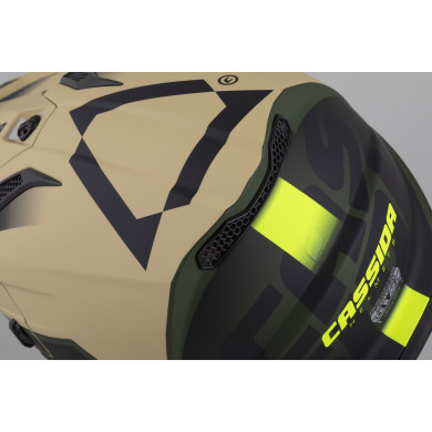 Cassida Cross Cup 2 Napa kask cross enduro quad interkom ECE 22.06