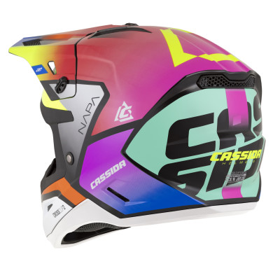 Cassida Cross Cup 2 Napa ECE 22.06 - Cross-Enduro-Helm mit Intercom