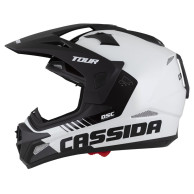 Cassida Tour 2.0 - motorkerékpár sisak, plexi védővel és Pinlock rendszerrel, ECE 22.06 engedéllyel.