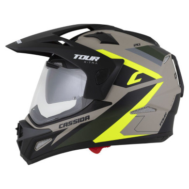 Kask Cassida Tour 2.0 X-TRA – blenda, 2 szyby, Pinlock, ECE 22.06