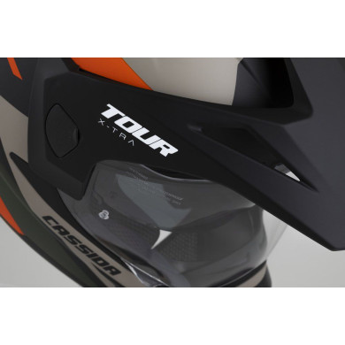 Dual Cassida Tour 2.0 X-TRA integrált motoros sisak | Mat | Blenda | 22.06