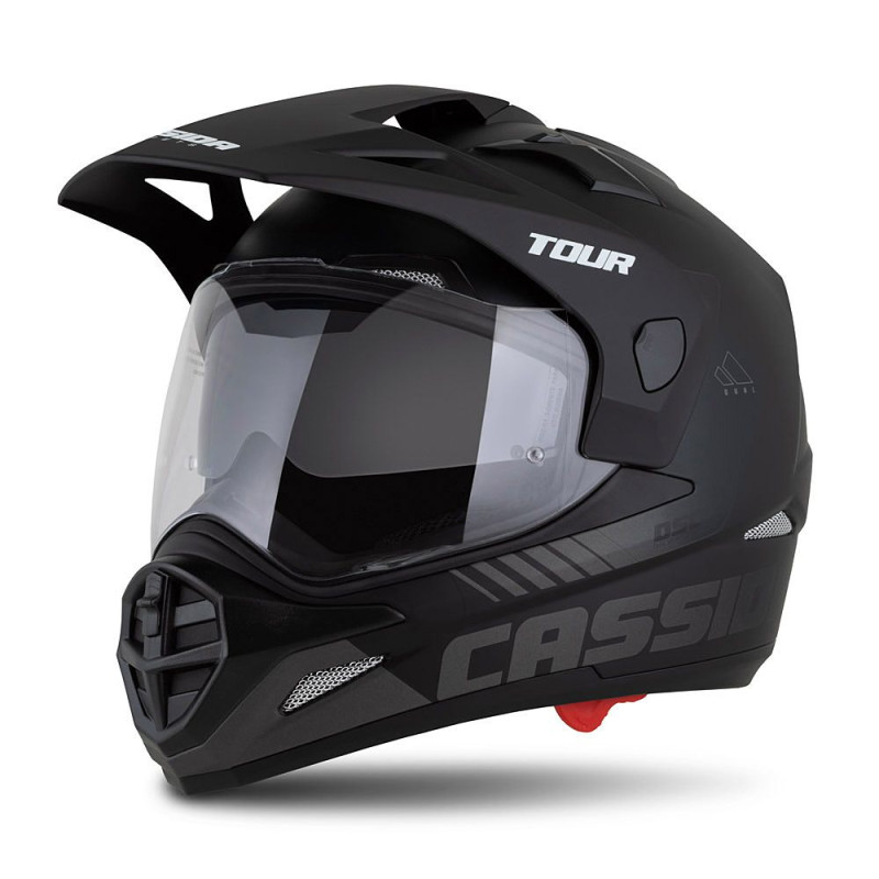Cassida Tour 2.0 - Motorradhelm mit Blendschutzscheibe unter Pinlock ECE 22.06.