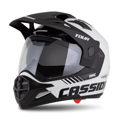 Cassida Tour 2.0 - motocyklová přilba s výměnným vnitřním štítem a homologací ECE 22.06