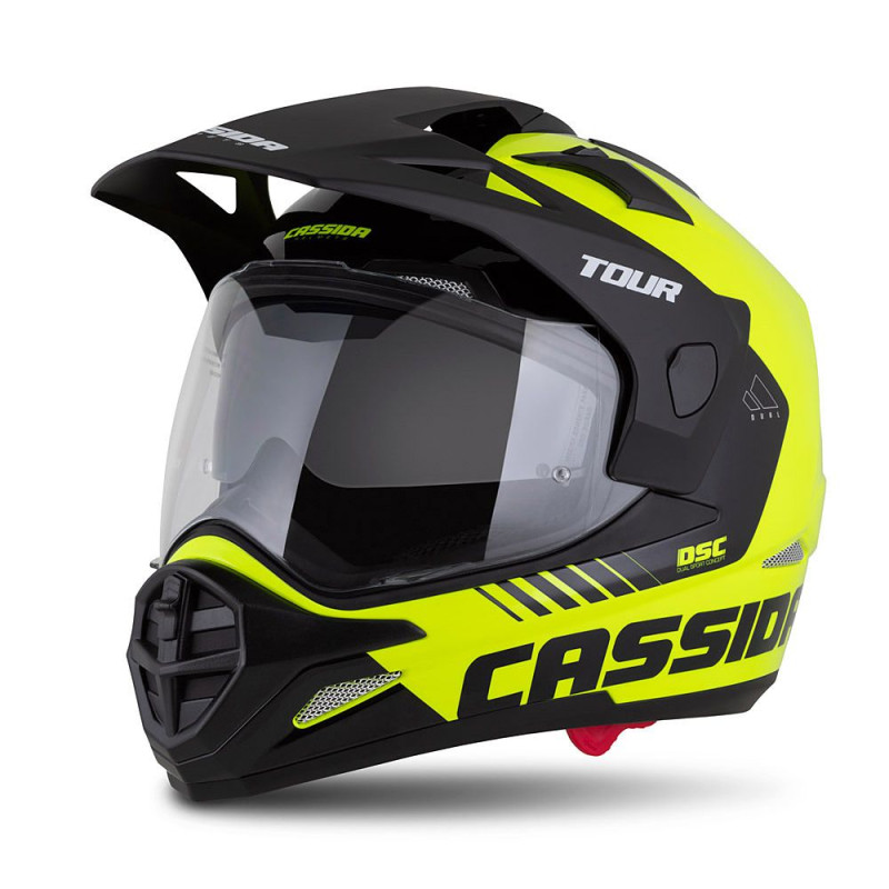 Cassida TOUR 2.0 Dual kalandsisak fluo sárga fekete ECE 22.06