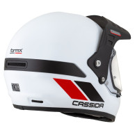 Cassida FormX FlatOut (bílá/černá/červená/černá matná stříška)