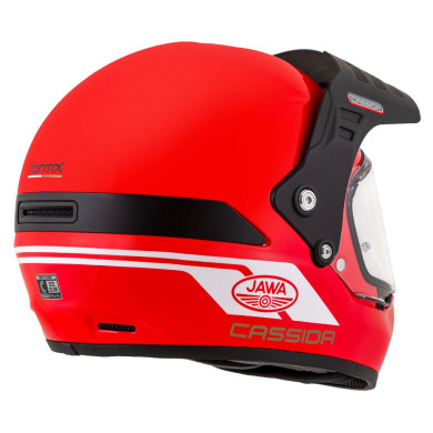 Cassida FormX Jawa RotaX (rot/weiß/gold/schwarzer matter Schirm)