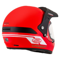 Cassida FormX Jawa RotaX (czerwony/biały/złoty/czarny matowy daszek)