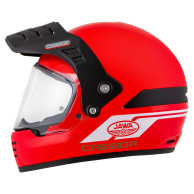 Cassida FormX Jawa RotaX (červená/bílá/zlatá/černá matná stříška)
