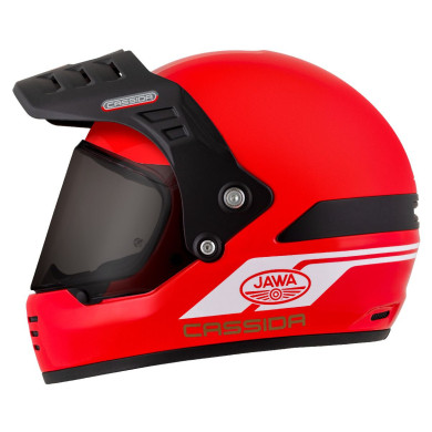Cassida FormX Jawa RotaX (rot/weiß/gold/schwarzer matter Schirm)