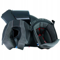 HORNH929 helmet, matt black + tinted visor, ECE 22.06