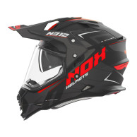 NOX N312 Vapor (schwarz matt, rot)