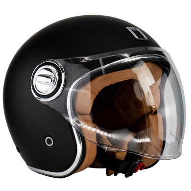 NOX Heritage – kask otwarty neo retro blenda interkom ECE 22.06