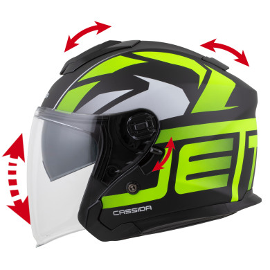 JET TECH 2.0 SOLID, CASSIDA (BLACK MATT/GRAY) másolata